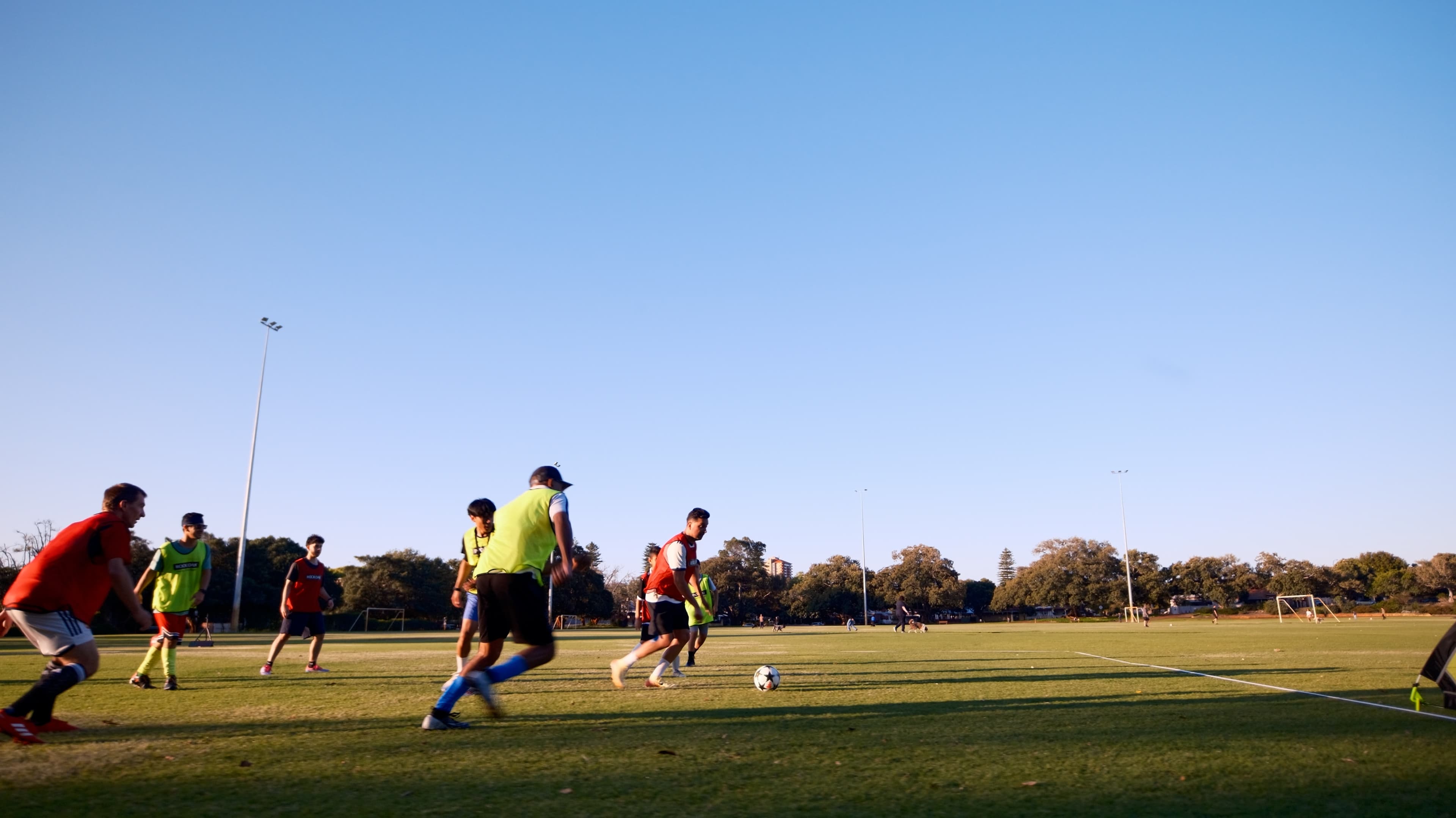 Football Player playing